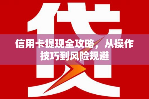 永德信用卡提现全攻略，从操作技巧到风险规避