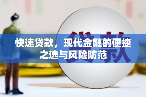 金阳快速贷款，现代金融的便捷之选与风险防范