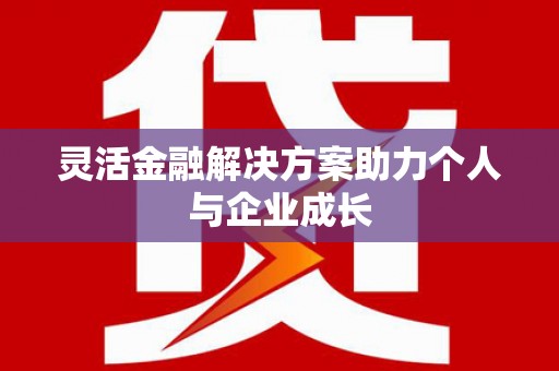 泰顺灵活金融解决方案助力个人与企业成长