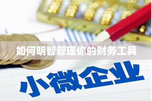 贡寮如何明智管理你的财务工具