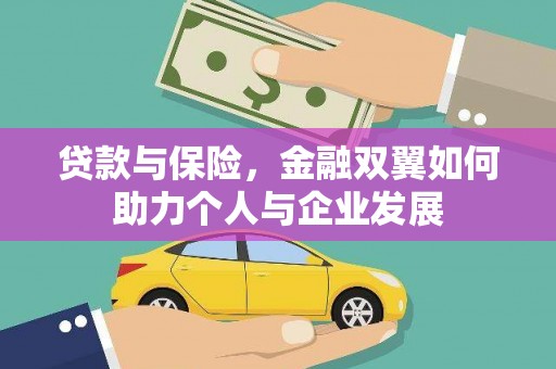 安化贷款与保险，金融双翼如何助力个人与企业发展