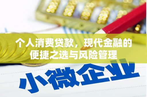红塔个人消费贷款，现代金融的便捷之选与风险管理