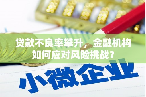 伊吾贷款不良率攀升，金融机构如何应对风险挑战？
