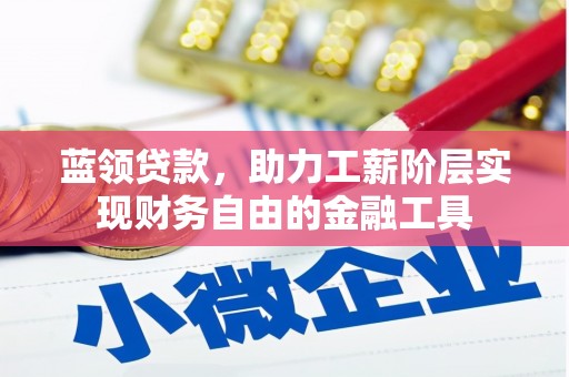 贵德蓝领贷款，助力工薪阶层实现财务自由的金融工具
