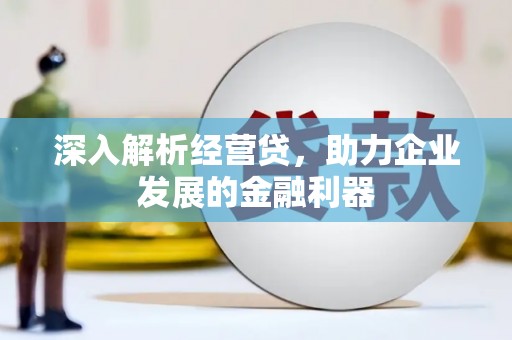 晋州深入解析经营贷，助力企业发展的金融利器