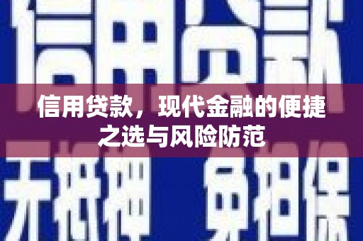 云岩信用贷款，现代金融的便捷之选与风险防范