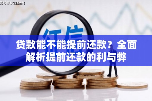 无为贷款能不能提前还款？全面解析提前还款的利与弊