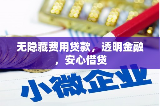 代县无隐藏费用贷款，透明金融，安心借贷