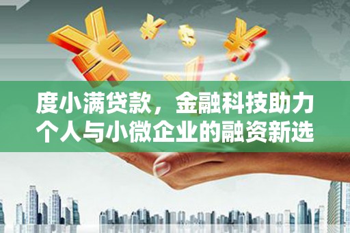 信州度小满贷款，金融科技助力个人与小微企业的融资新选择