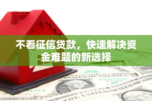 徐汇不看征信贷款，快速解决资金难题的新选择