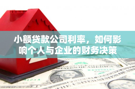 来义小额贷款公司利率，如何影响个人与企业的财务决策
