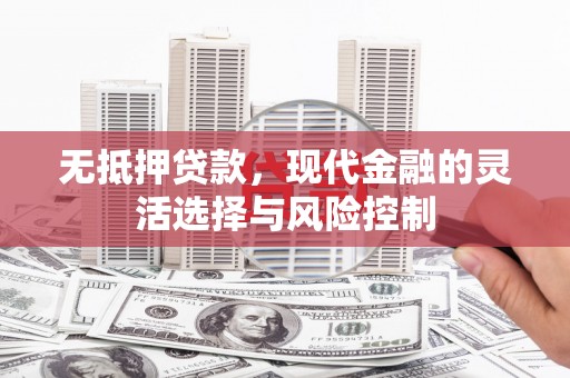 苏家屯无抵押贷款，现代金融的灵活选择与风险控制