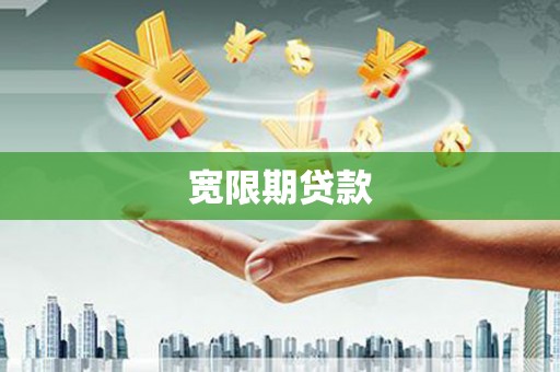 贵南宽限期贷款