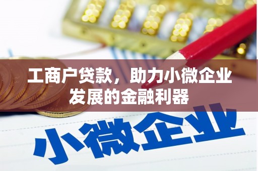 前镇工商户贷款，助力小微企业发展的金融利器