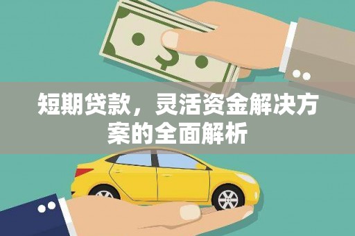 南开短期贷款，灵活资金解决方案的全面解析