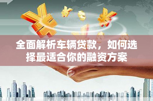 新巴尔虎左旗全面解析车辆贷款，如何选择最适合你的融资方案