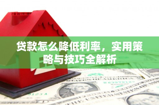 天等贷款怎么降低利率，实用策略与技巧全解析
