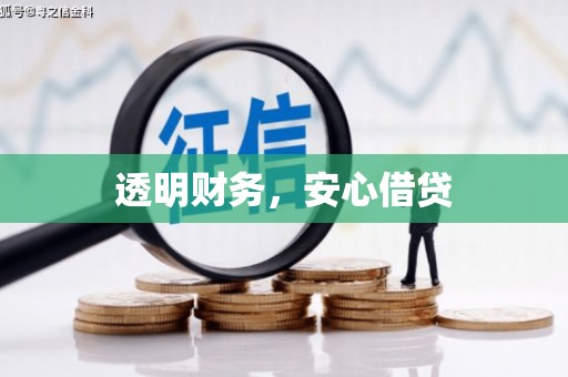 攀枝花透明财务，安心借贷