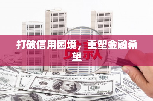 路南打破信用困境，重塑金融希望