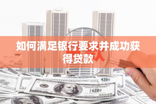 板桥如何满足银行要求并成功获得贷款